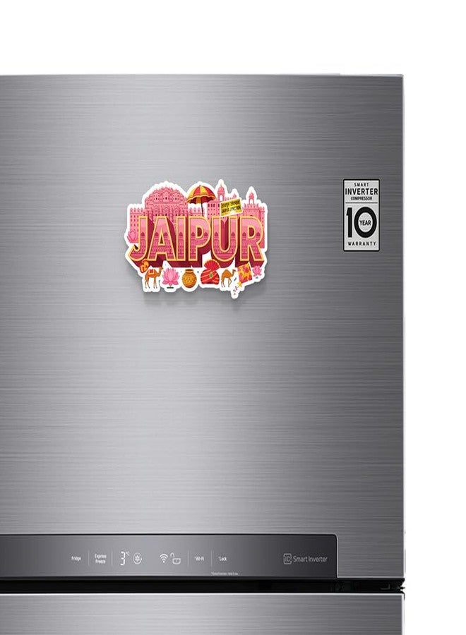Suruv Jaipur Fridge Magnets, Glossy Finish, Stylish Magnet for Fridge, Wardrobe & Metal Surfaces - Image 3